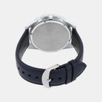 Edifice Men Quartz Multicolour Dial Chronograph Leather Watch EX496