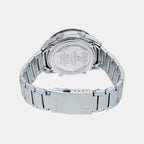 Edifice Men Quartz Black Dial Analog Stainless Steel Watch EX501