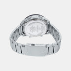 Edifice Men Quartz Black Dial Analog Stainless Steel Watch EX502
