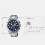 Edifice Men Quartz Multicolour Dial Chronograph Stainless Steel Watch EX538