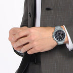 Edifice Men Quartz Black Dial Analog-Digital Stainless Steel Watch EX545