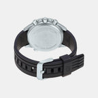 Edifice Men Quartz Black Dial Analog-Digital Resin Watch EX548