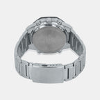 Edifice Men Quartz Black Dial Analog-Digital Stainless Steel Watch EX554