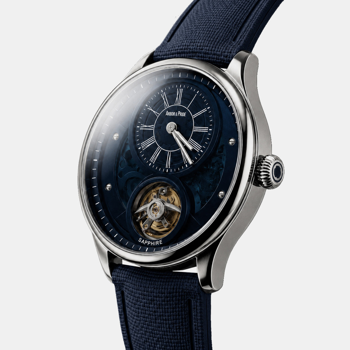 Ebony Men Automatic Blue Dial Analog Leather Watch Ebony - Sl