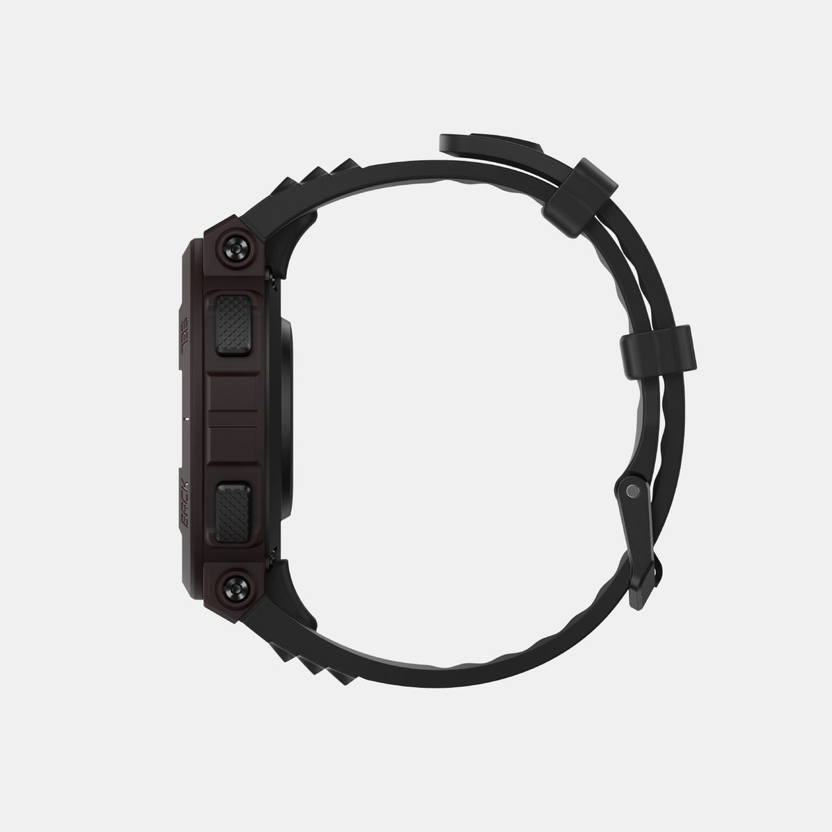 Unisex Processor Black Dial LCD Silicone Watch AMAZFIT ACTIVE EDGE LAVA BLACK