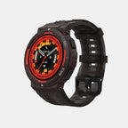 Unisex Processor Lava Black Dial LCD Silicone Watch AMAZFIT ACTIVE EDGE LAVA BLACK