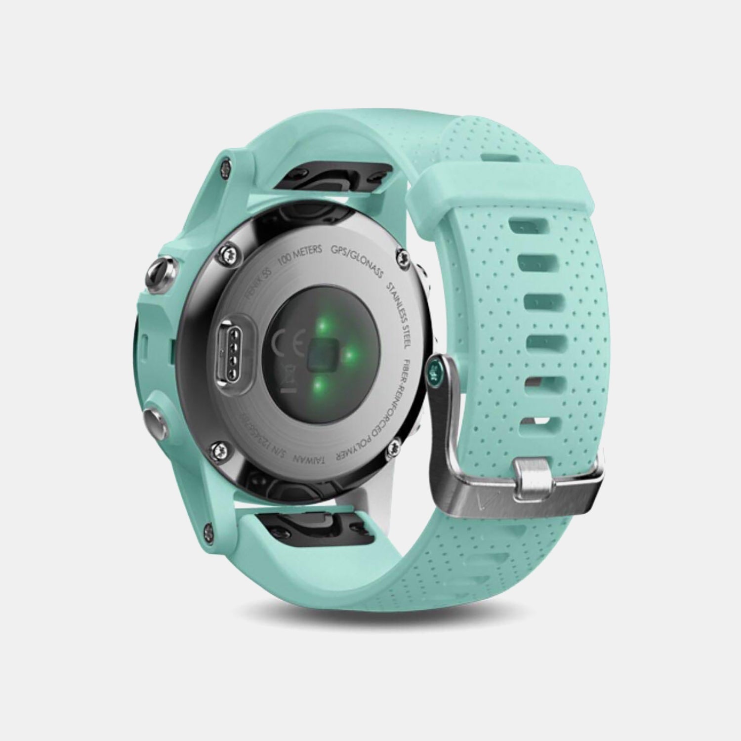 Fenix Men Quartz Black Dial Digital Silicone Watch FENIX 5S FROST BLUE 010-01685-43