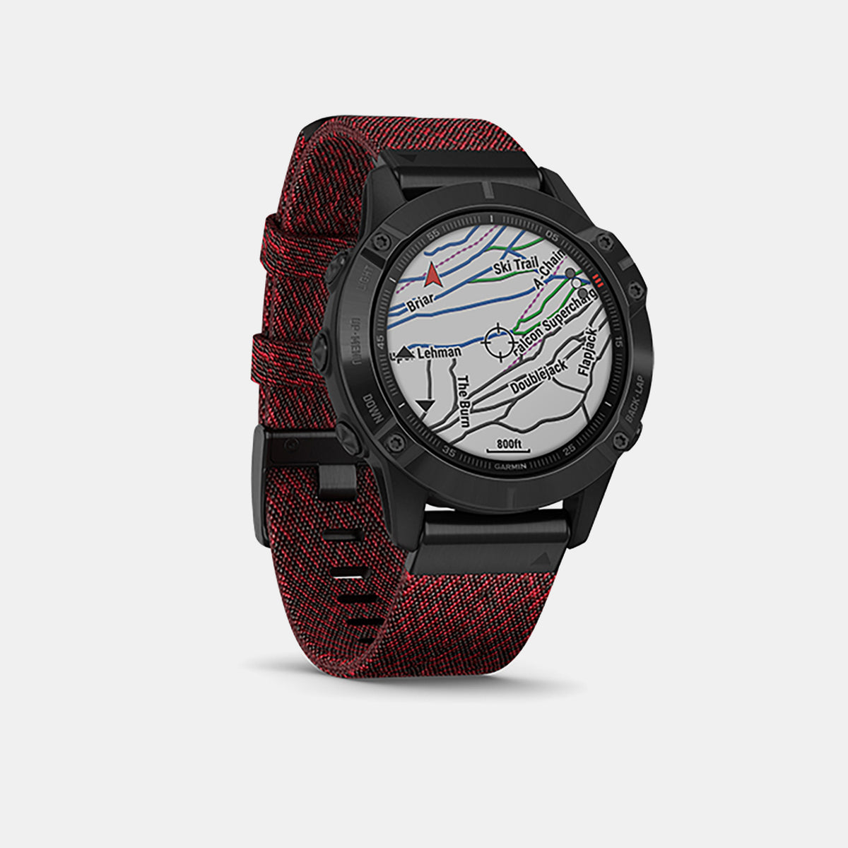 Fenix Men Quartz Black Dial Analog Nylon Watch FENIX 6 BLACK DLC BLACK 010-02158-65B