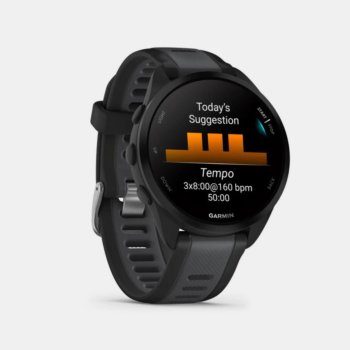 Forerunner® 165 Music Black/Slate Grey Smartwatch - 010-02863-30