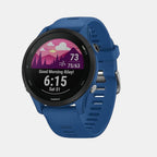 Male Black LCD Smart Watch FORERUNNER 255 BASICTIDALBLUE 010-02641-53