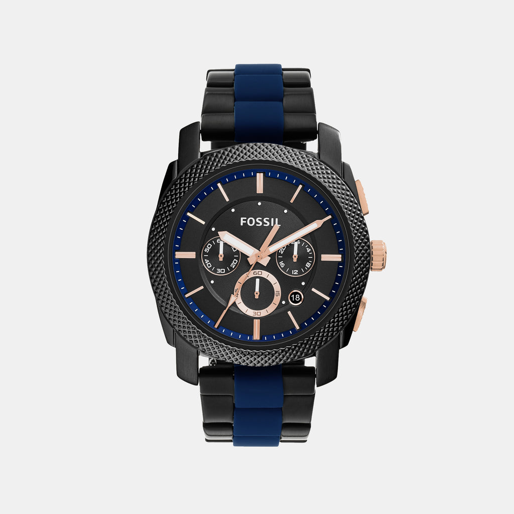 Fossil Round Black Chronograph watch