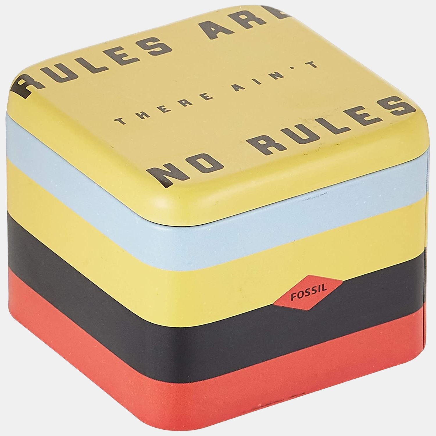 Fossil Leather Black watch