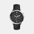 Fossil Round Black Chronograph watch