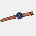 Fossil Leather Blue watch
