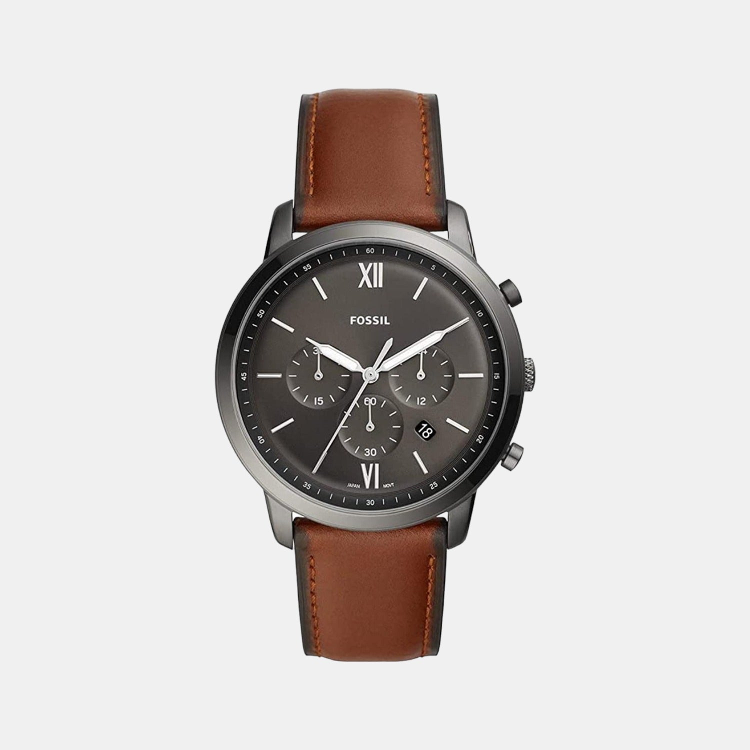 Jam Tangan Hybrid Mens Watch Neutra Men Quartz Grey Dial