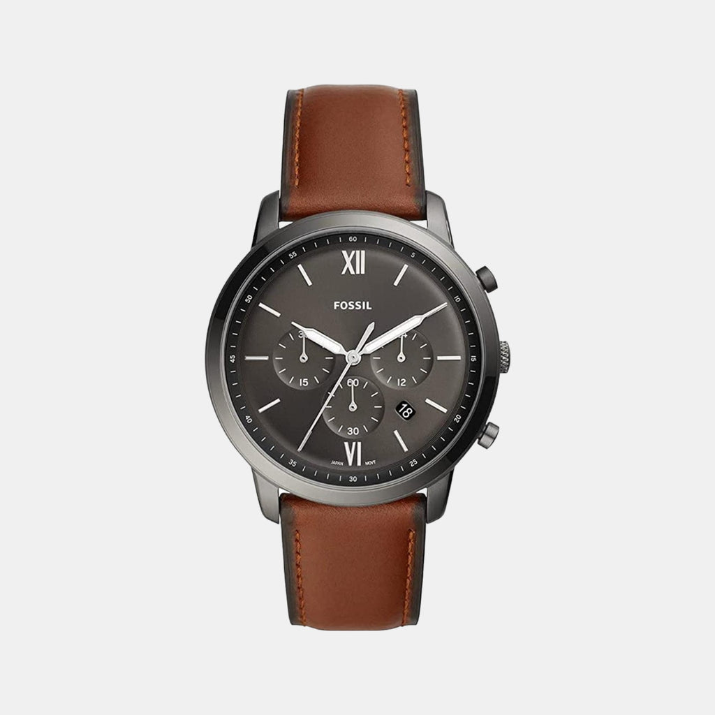 Fossil Round Grey Chronograph watch