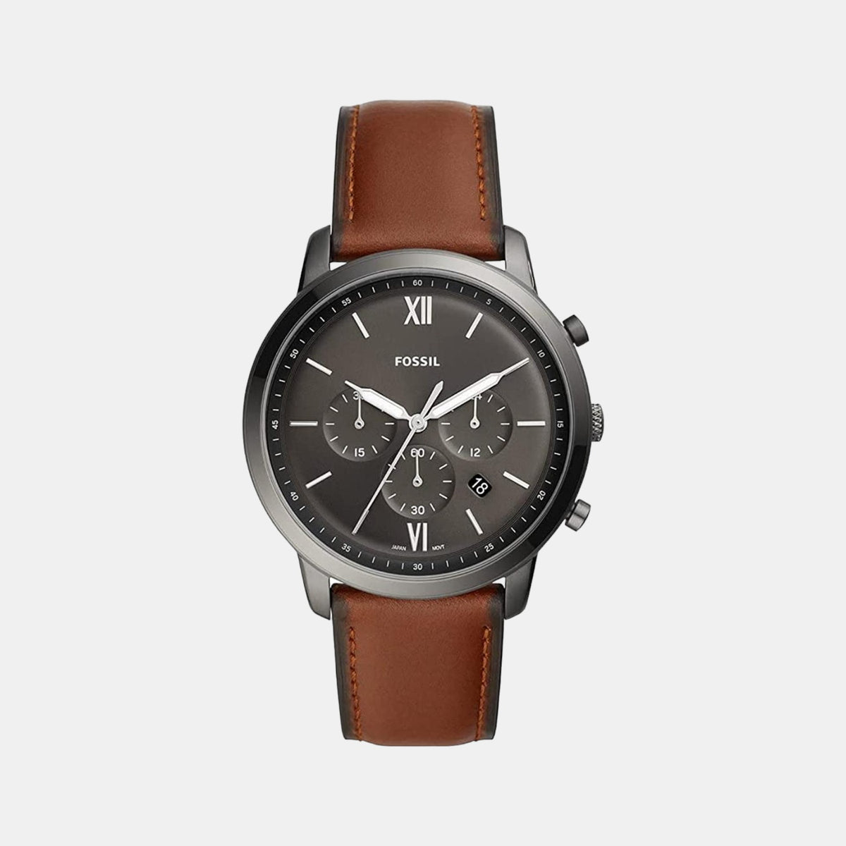 Fossil Round Grey Chronograph watch