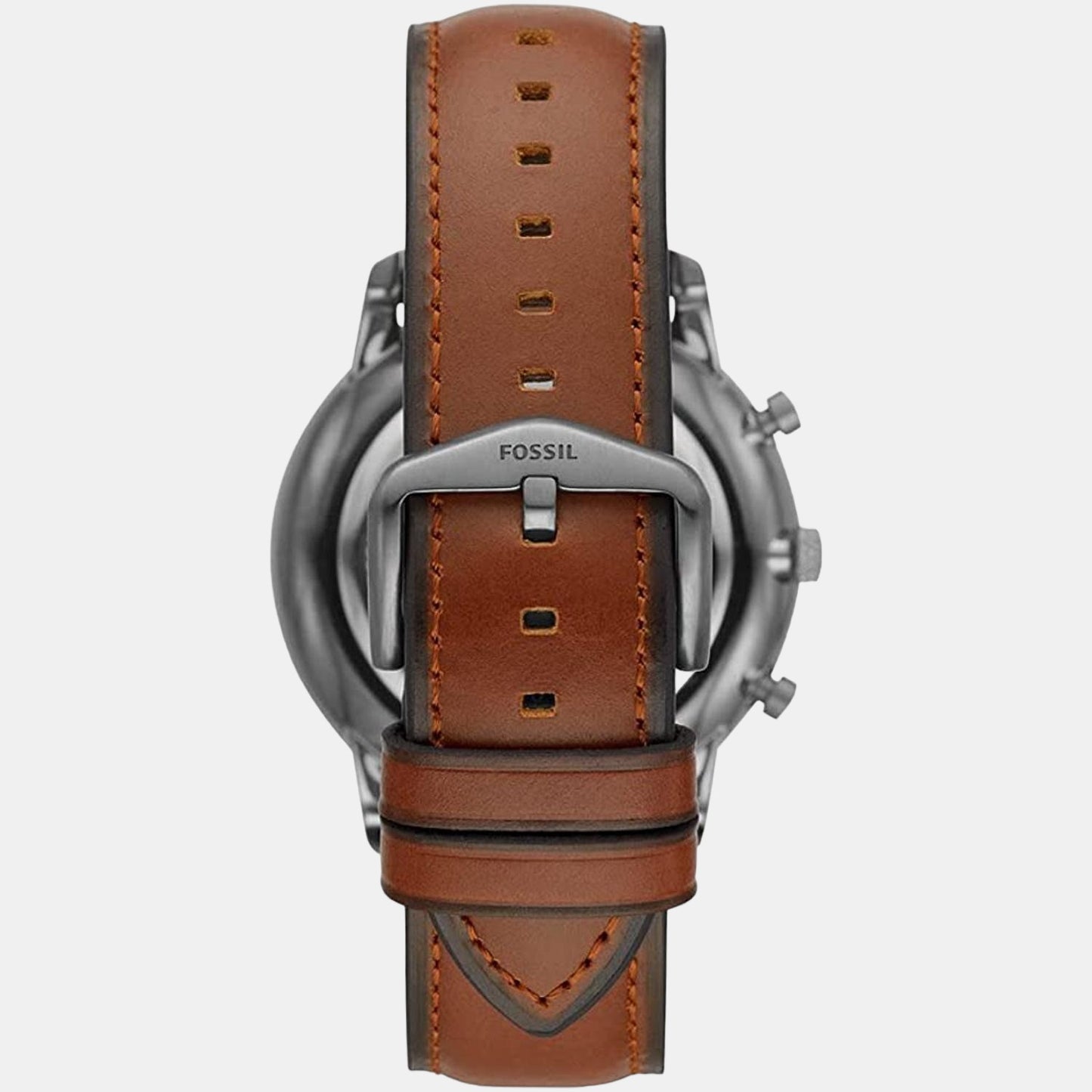 Male Grey Leather Chronograph Watch FS5512