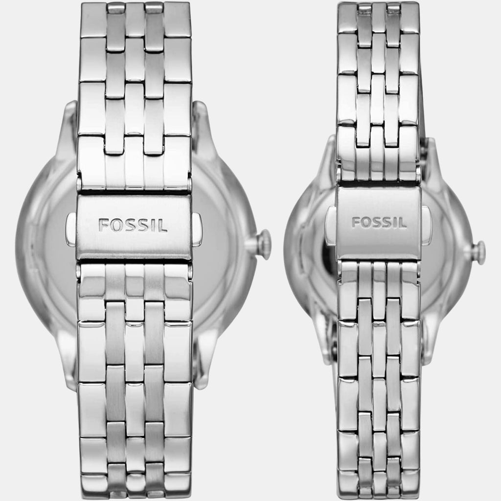 Fossil Couple Round White watch