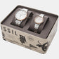 Couple White Analog Stainless Steel Watch FS5562SET