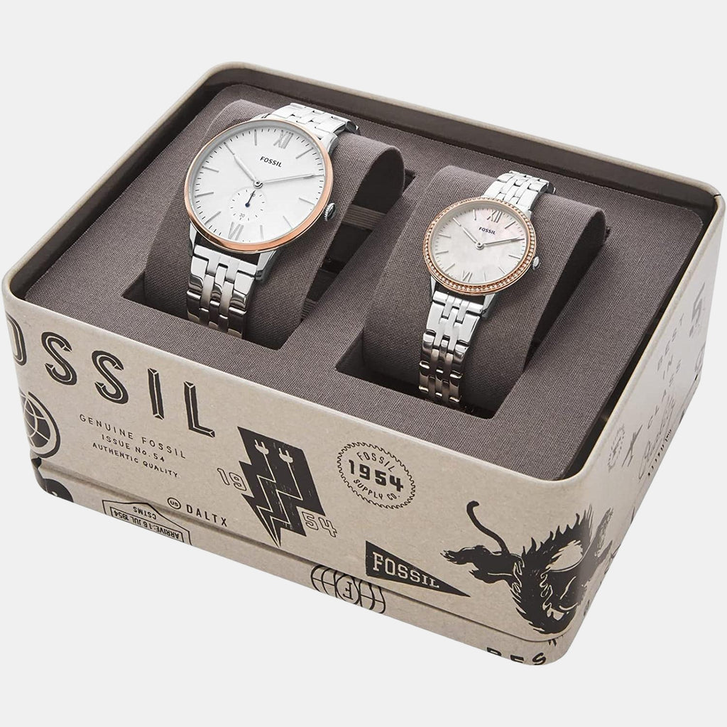 Fossil 42 mm Silver Quartz watch