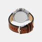 Male Blue Quartz Leather Chronograph Watch FS5625