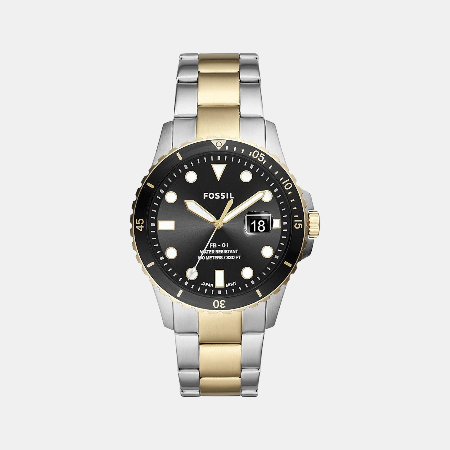 Fossil Round Black Analog watch