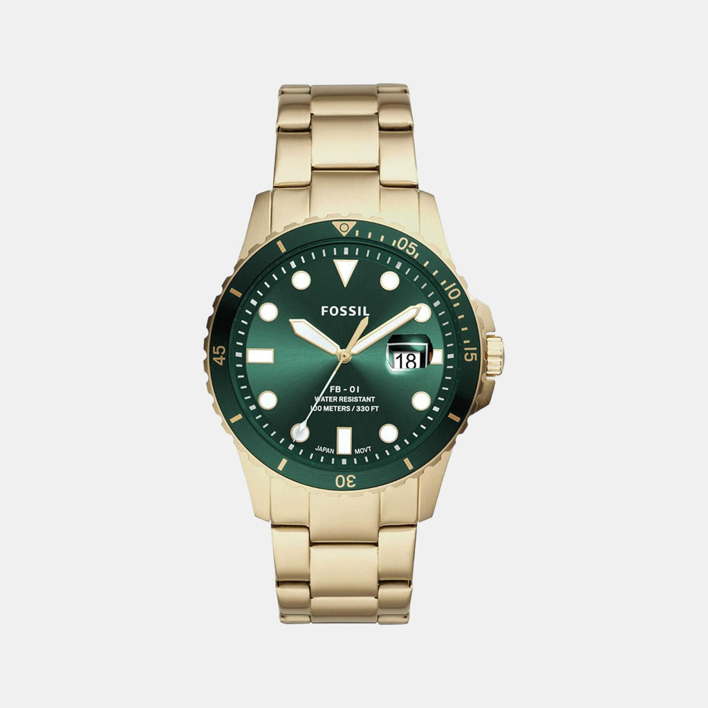 Fossil Round Green Analog watch