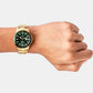 Men's Green Analog Stainless Steel Watch FS5658
