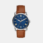 Copeland Men Quartz Blue Dial Analog Leather Watch FS5661