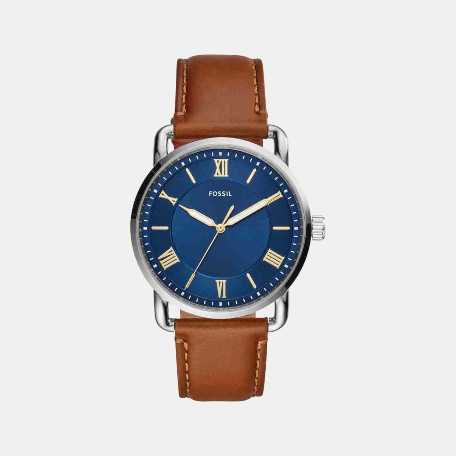 Copeland Men Quartz Blue Dial Analog Leather Watch FS5661
