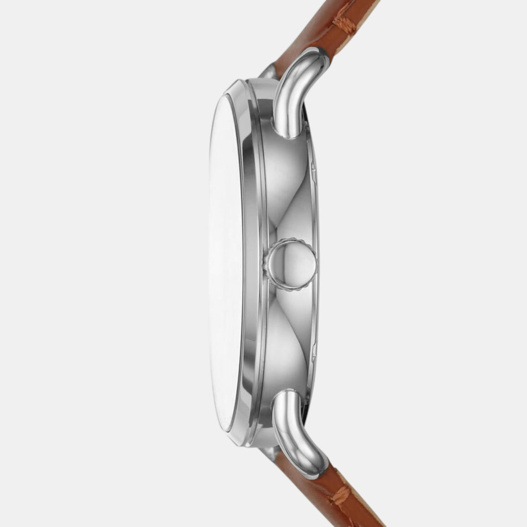 Copeland Men Quartz Blue Dial Analog Leather Watch FS5661