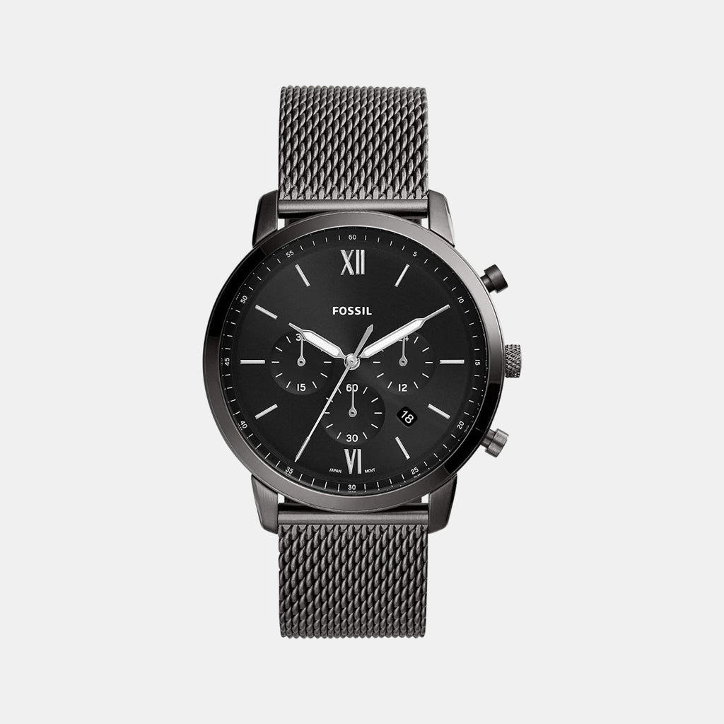 Fossil Round Black Chronograph watch