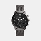 Fossil Round Black Chronograph watch