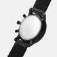 Men's Black Stainless Steel Chronograph Watch FS5707