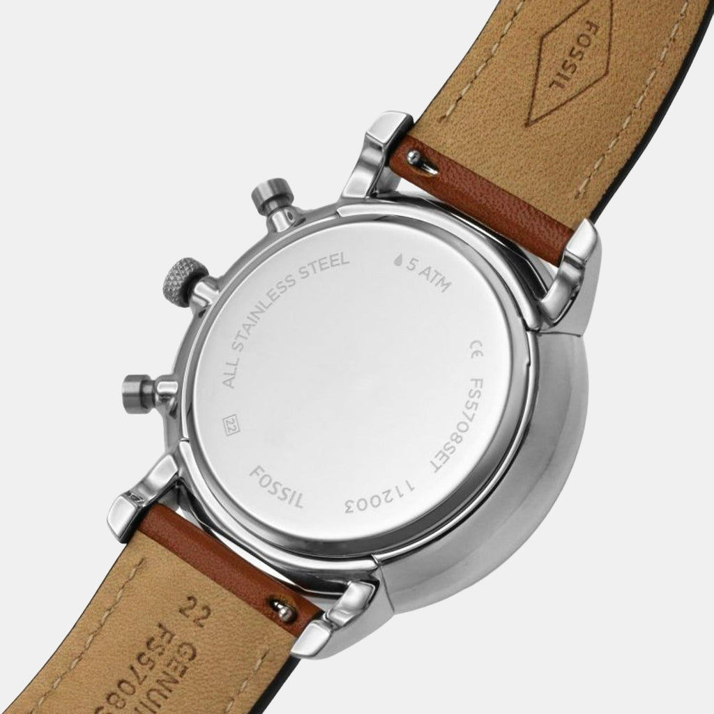 Fossil Leather Blue watch