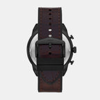 Fossil Men Round Black watch