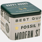 Fossil Leather Black watch