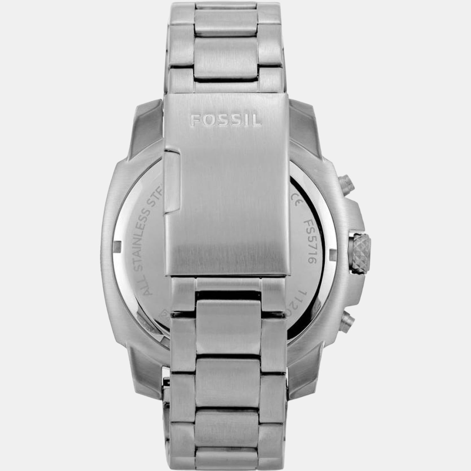 Fossil Men Round Black watch