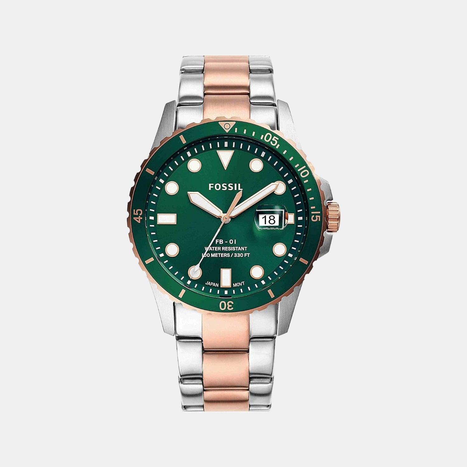 Fossil Round Green Analog watch