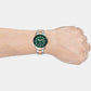 Men's Green Analog Stainless Steel Watch FS5743