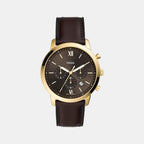 Fossil Round Black Chronograph watch
