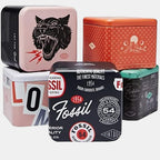 Fossil Leather Black watch