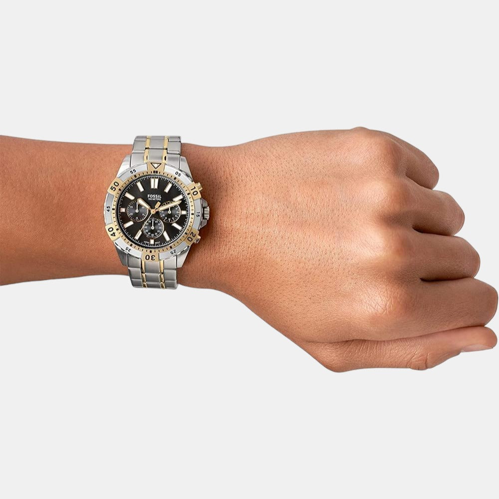 Fossil Men Round Black watch