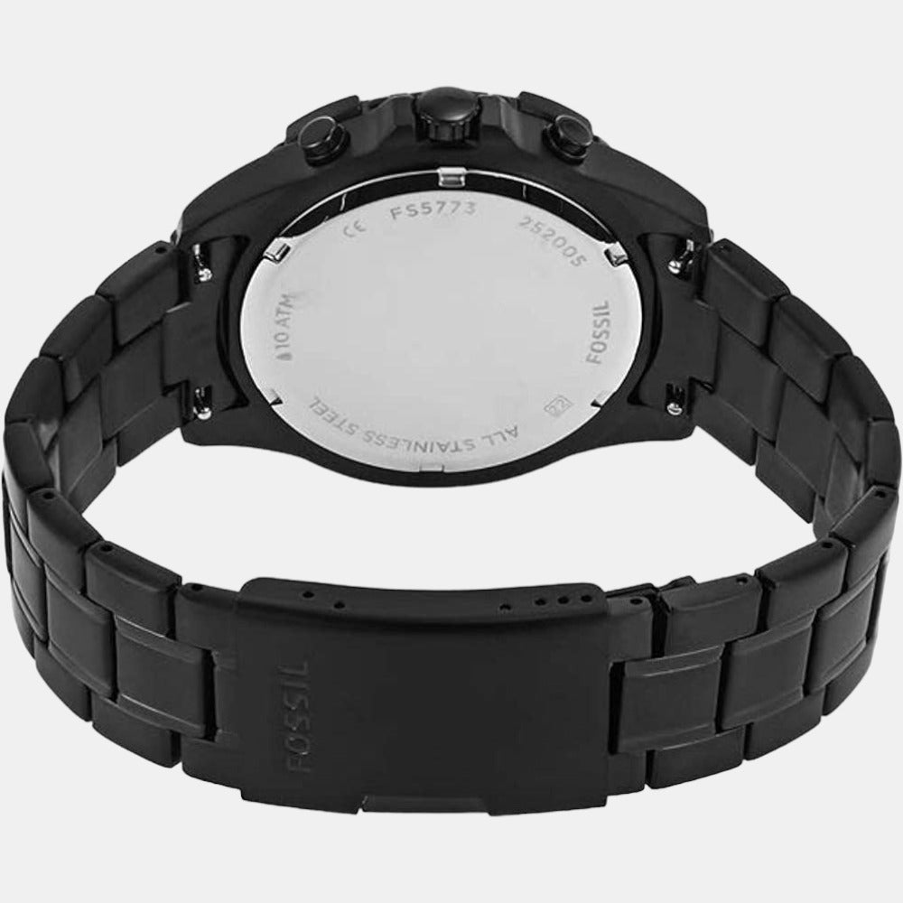 Fossil Men Round Black watch