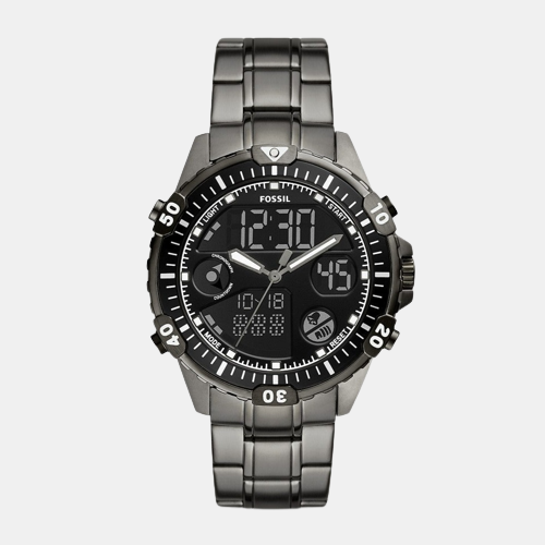 Fossil Round Black Analog-Digital watch