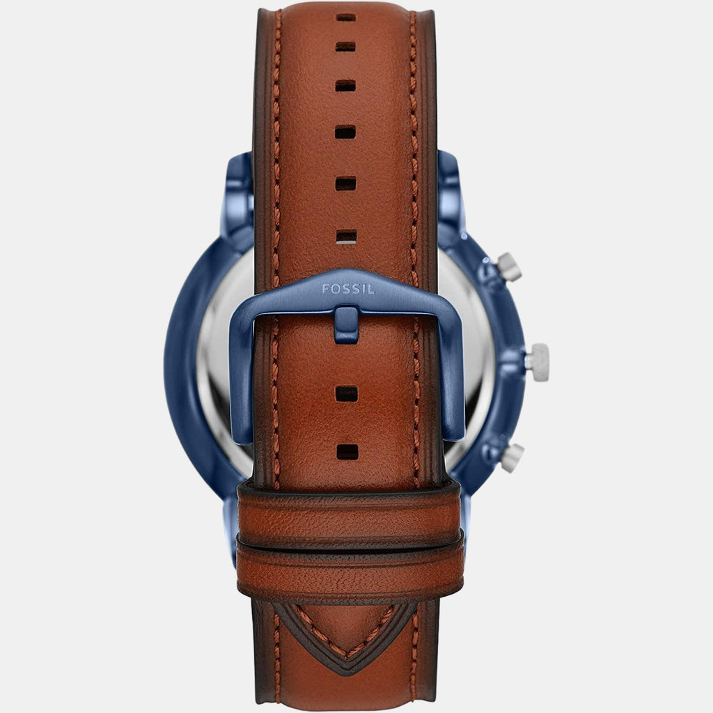 Fossil Men Round Blue watch