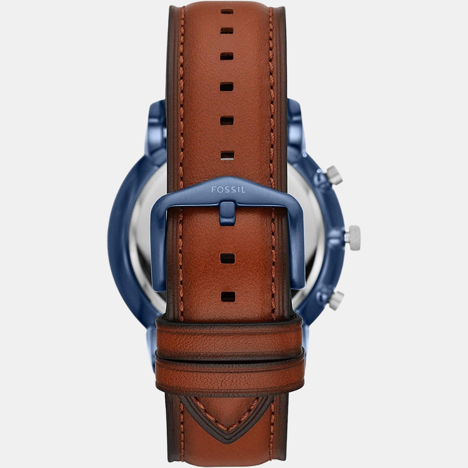 Fossil Men Round Blue watch