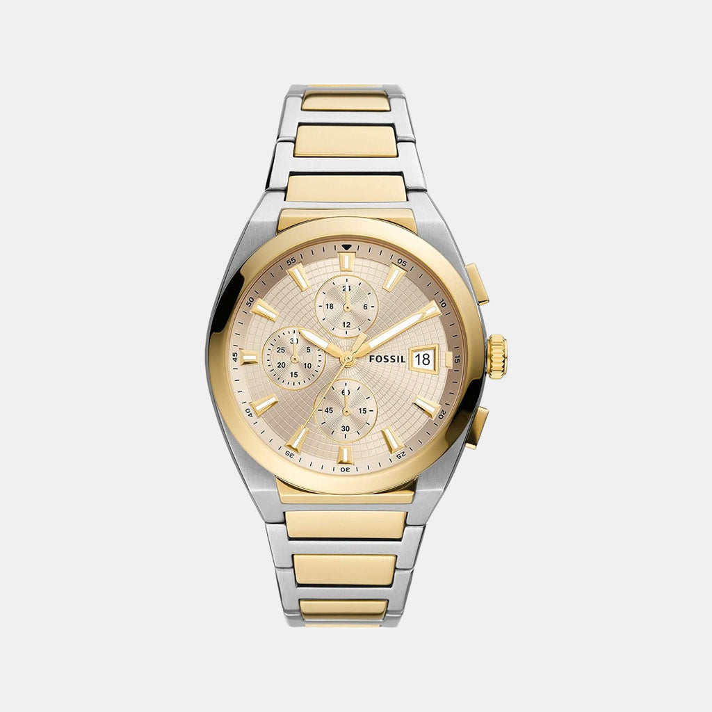 Fossil Round Silver Chronograph watch