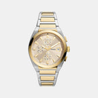 Fossil Round Silver Chronograph watch